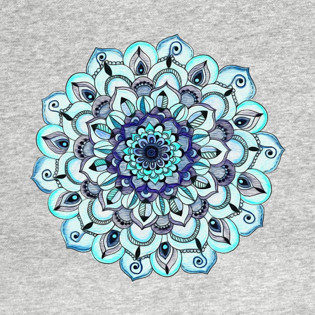 Tide Meets Shore - Mandala by tangerinetane